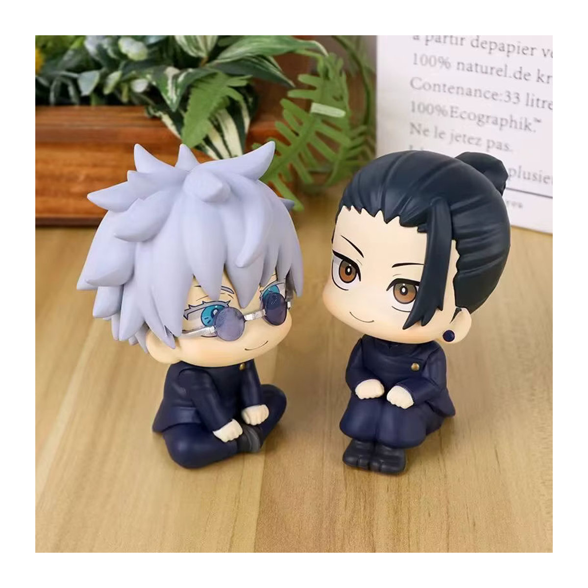 Bandai Jujutsu Kaisen Anime Figuren Set Satoru Gojo und Geto Suguru Q Version aus Kunststoff, mehrfarbig, Höhe: 10 cm - Bild 4