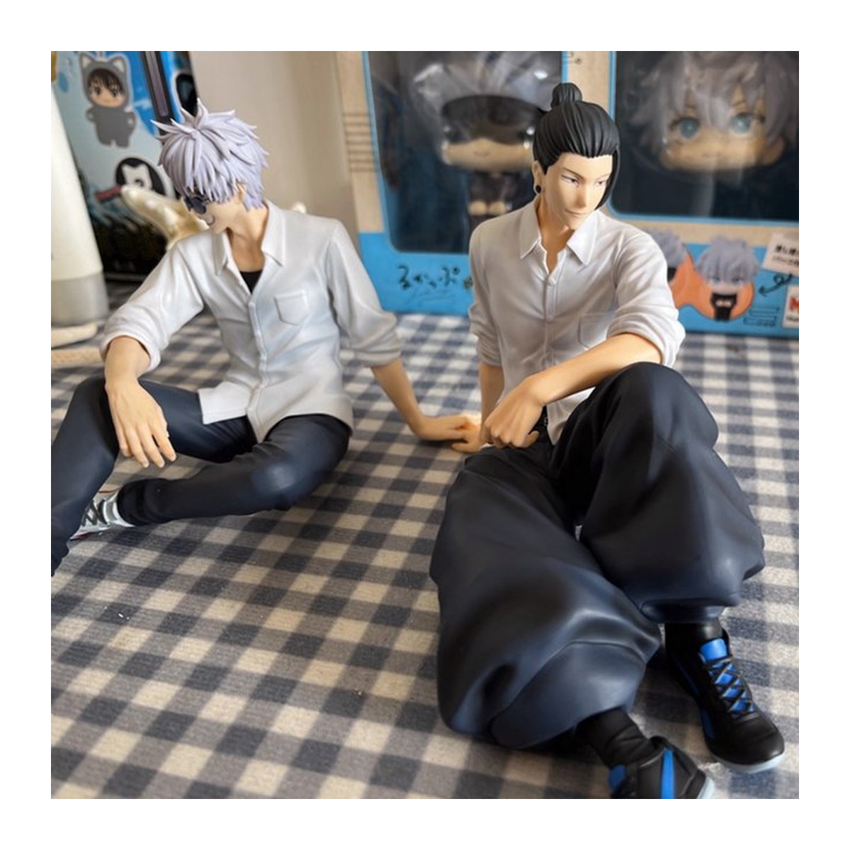 Bandai Jujutsu Kaisen Anime Sammelfigur Satoru Gojo und Geto Suguru Yumemirize in mehrfarbiger Ausführung, Höhe: 10 cm - Bild 1