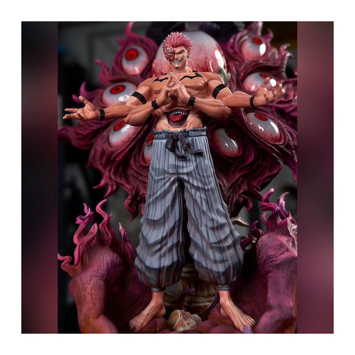 Bandai Jujutsu Kaisen Anime-Statue Ryomen Sukuna Early Form Sammlermodellfigur mehrfarbig Höhe: 30 cm - Bild 2