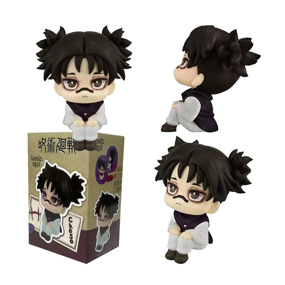 Bandai Jujutsu Kaisen Choso Q-Version Sammlermodell in sitzender Pose, mehrfarbig - Bild 2
