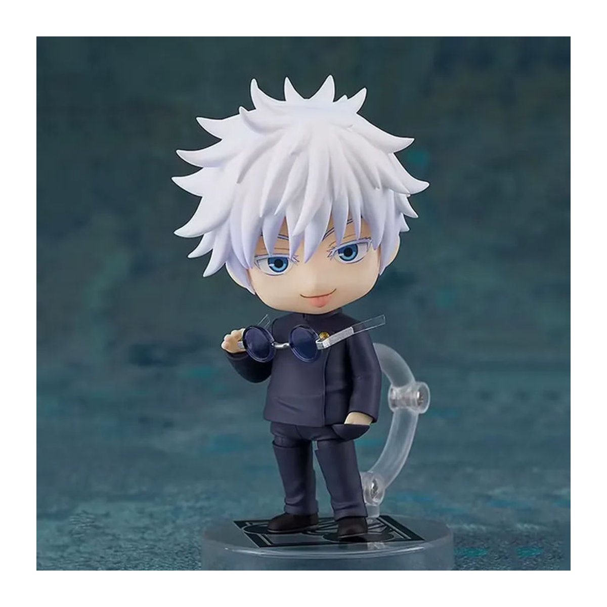 Bandai Jujutsu Kaisen Gojo Satoru Action Figure Q-Version Nendoroid Modell aus Kunststoff in Schwarz - Bild 2