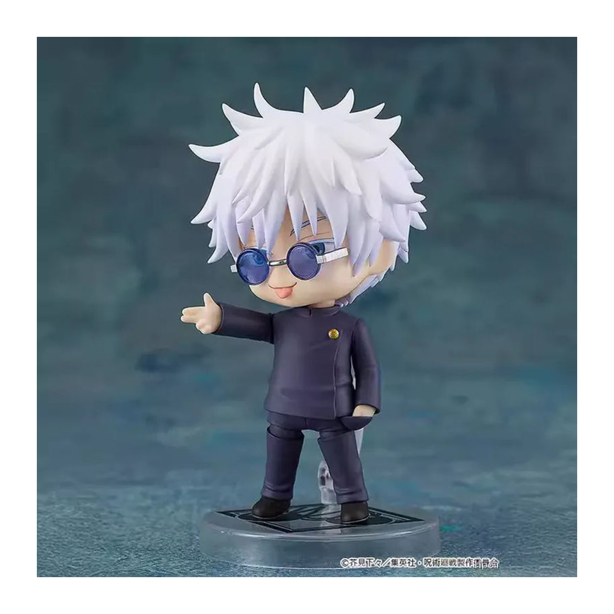 Bandai Jujutsu Kaisen Gojo Satoru Action Figure Q-Version Nendoroid Modell aus Kunststoff in Schwarz - Bild 3