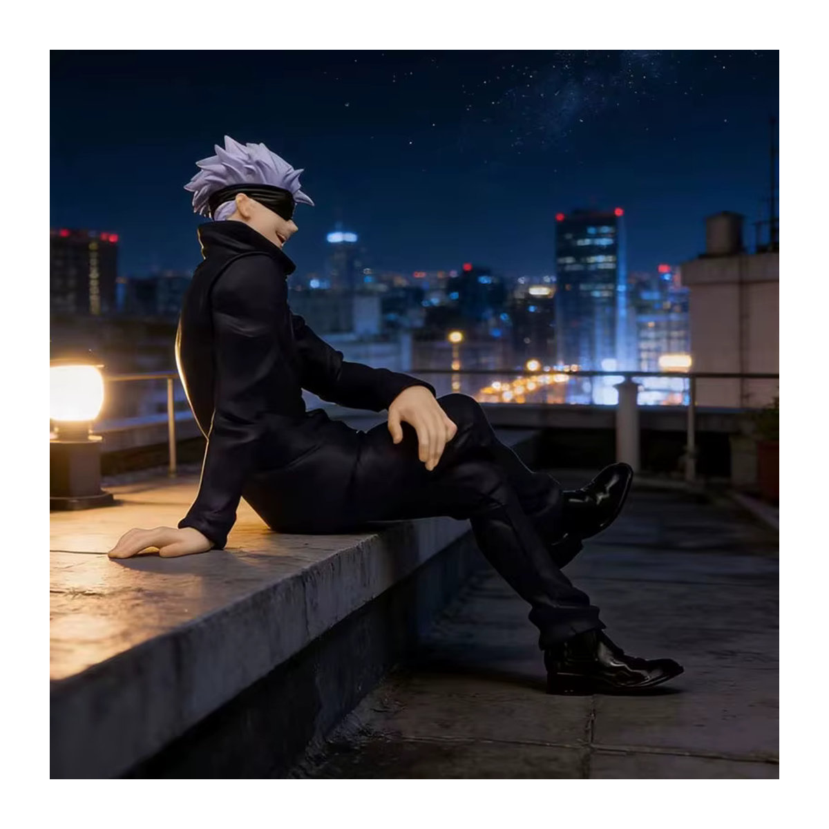 Bandai Jujutsu Kaisen Gojo Satoru Actionfigur aus Kunststoff in Schwarz - Bild 5