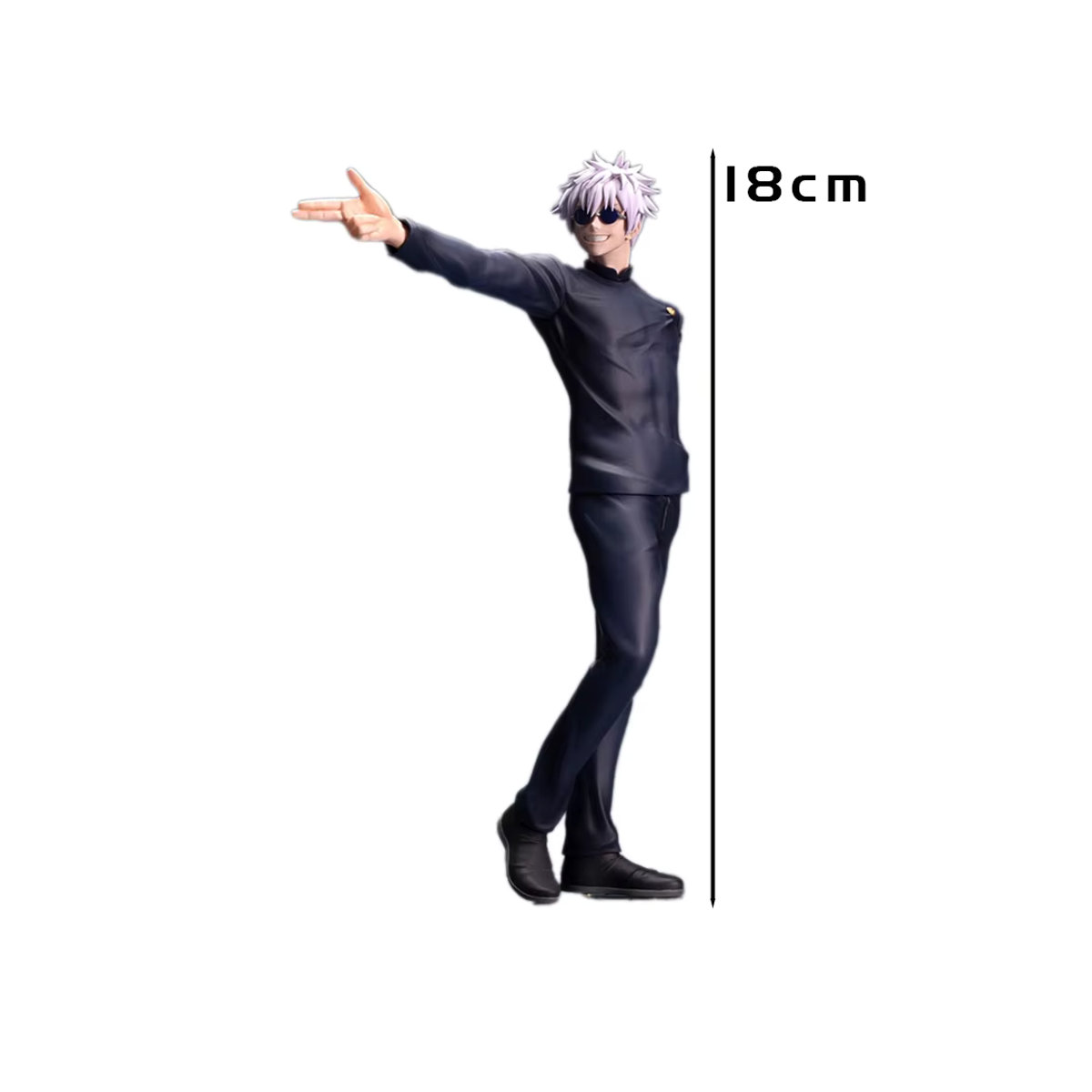 Bandai Jujutsu Kaisen Gojo Satoru Anime Figur aus Kunststoff in Schwarz - Bild 3