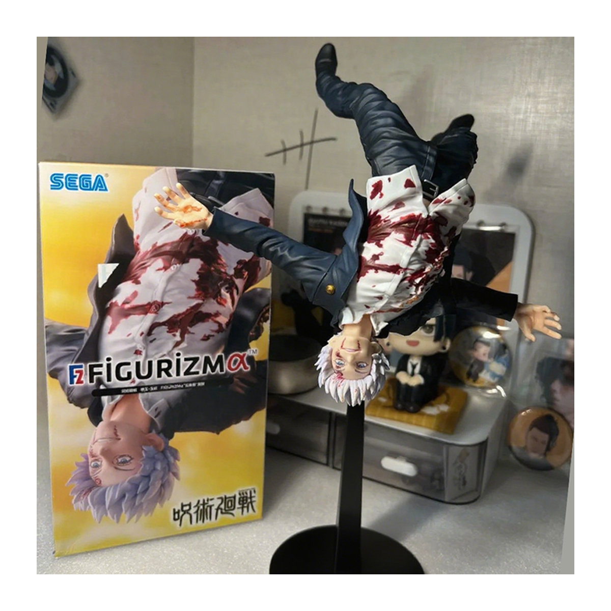 Bandai Jujutsu Kaisen Gojo Satoru Anime Figur aus Kunststoff, mehrfarbig, Höhe: 13 cm - Bild 1