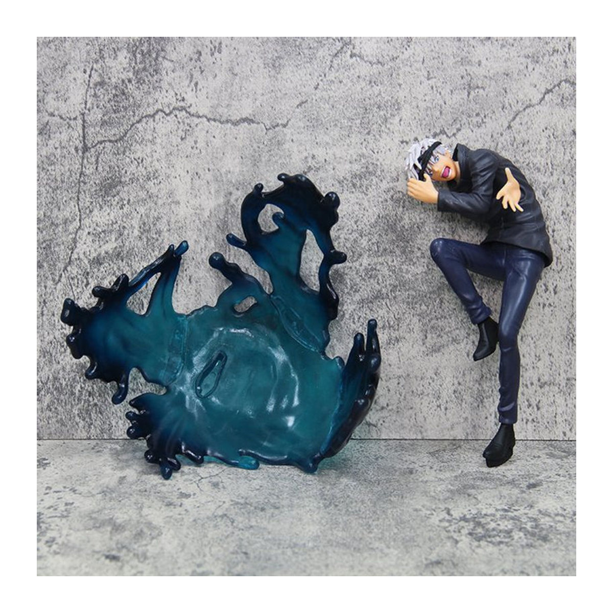 Bandai Jujutsu Kaisen Gojo Satoru Anime Figur mit Spezialeffekten, mehrfarbig, Tischdekoration aus Kunststoff - Bild 1