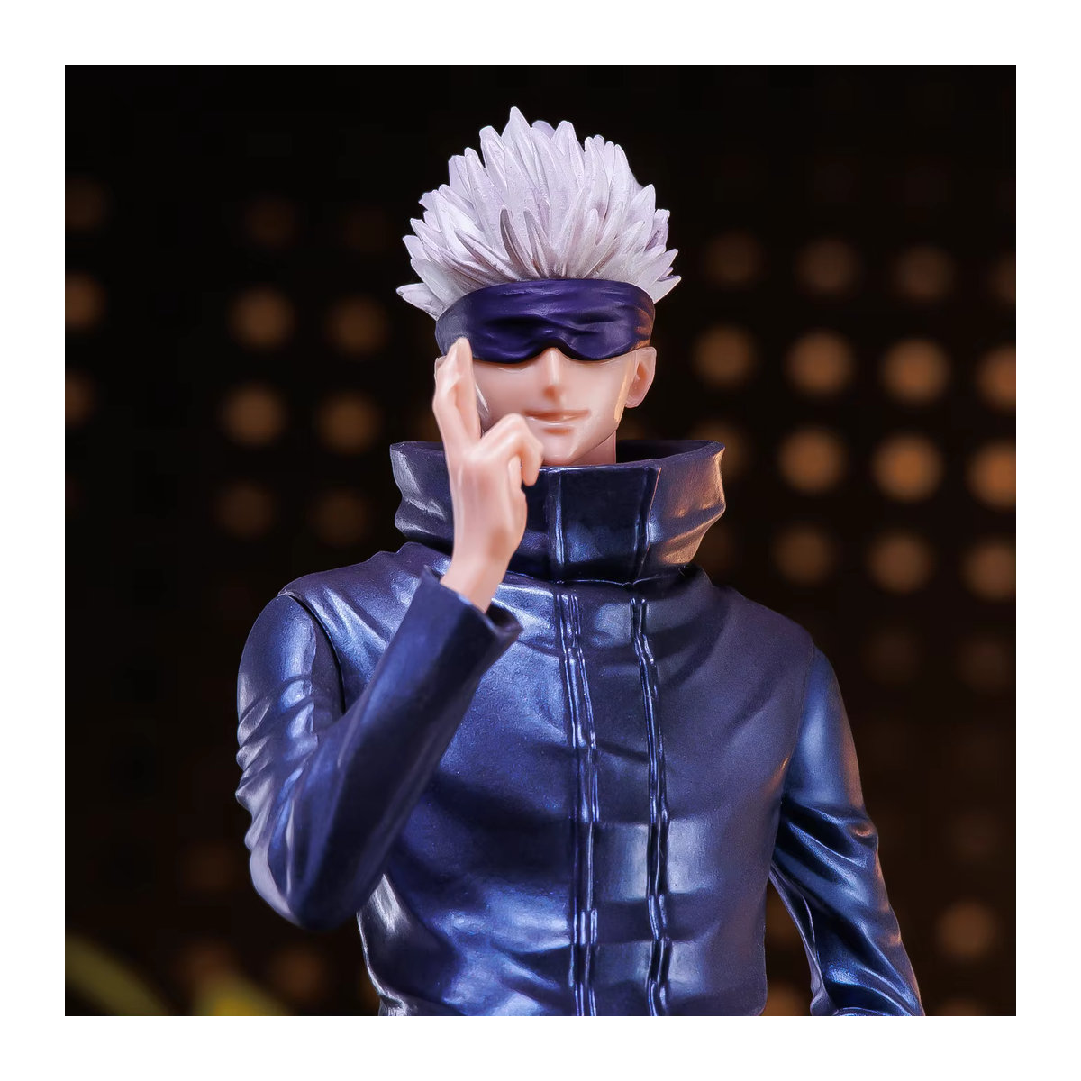 Bandai Jujutsu Kaisen Gojo Satoru Modellstatue aus Kunstharz in Blau und Mehrfarbig - Bild 2