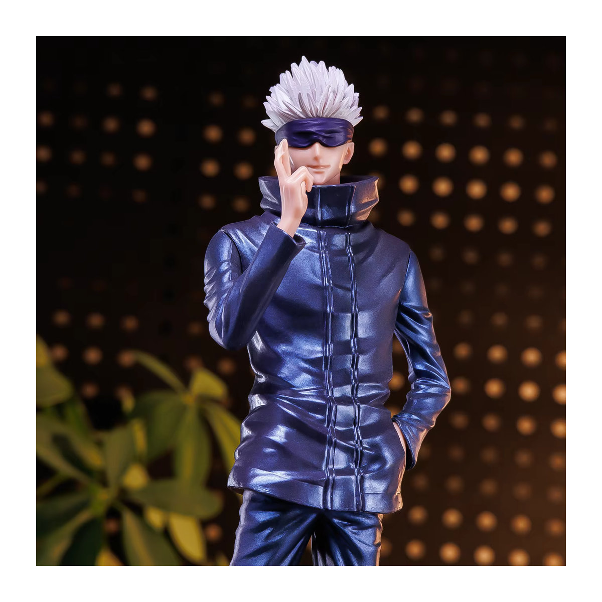Bandai Jujutsu Kaisen Gojo Satoru Modellstatue aus Kunstharz in Blau und Mehrfarbig - Bild 3