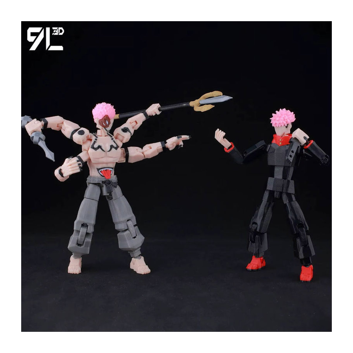 Bandai Jujutsu Kaisen Itadori Figur LUCKY13 Training Ver. Bewegliche Actionfigur aus Kunststoff in Mehrfarbig - Bild 5