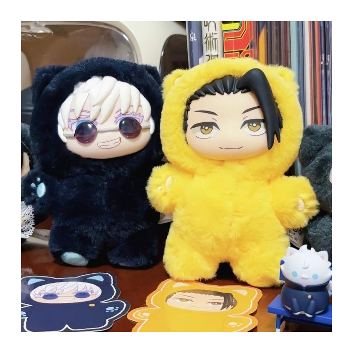 Bandai Jujutsu Kaisen Katzenohr-Plüschtier Blind-Box Serie, mehrfarbige Anime-Figur als Sammlerstück und Raumdekoration - Bild 1