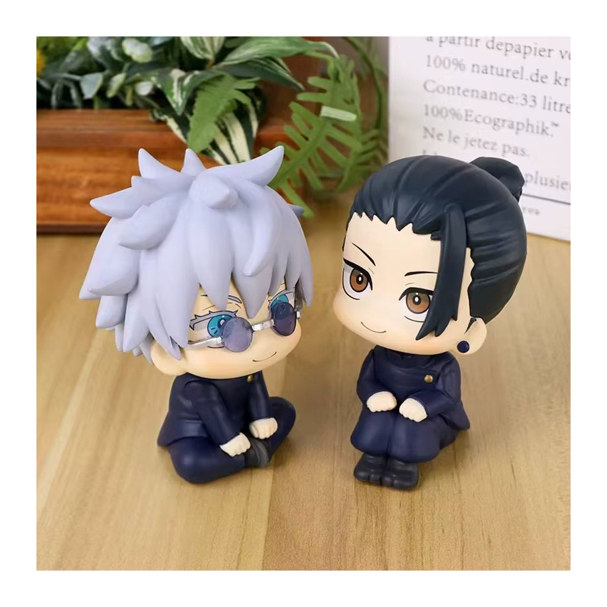 Bandai Jujutsu Kaisen Mini-Figuren Satoru Gojo und Geto Suguru Q-Version Anime-Modelle aus Kunststoff, mehrfarbig, Höhe: 10 cm - Bild 5