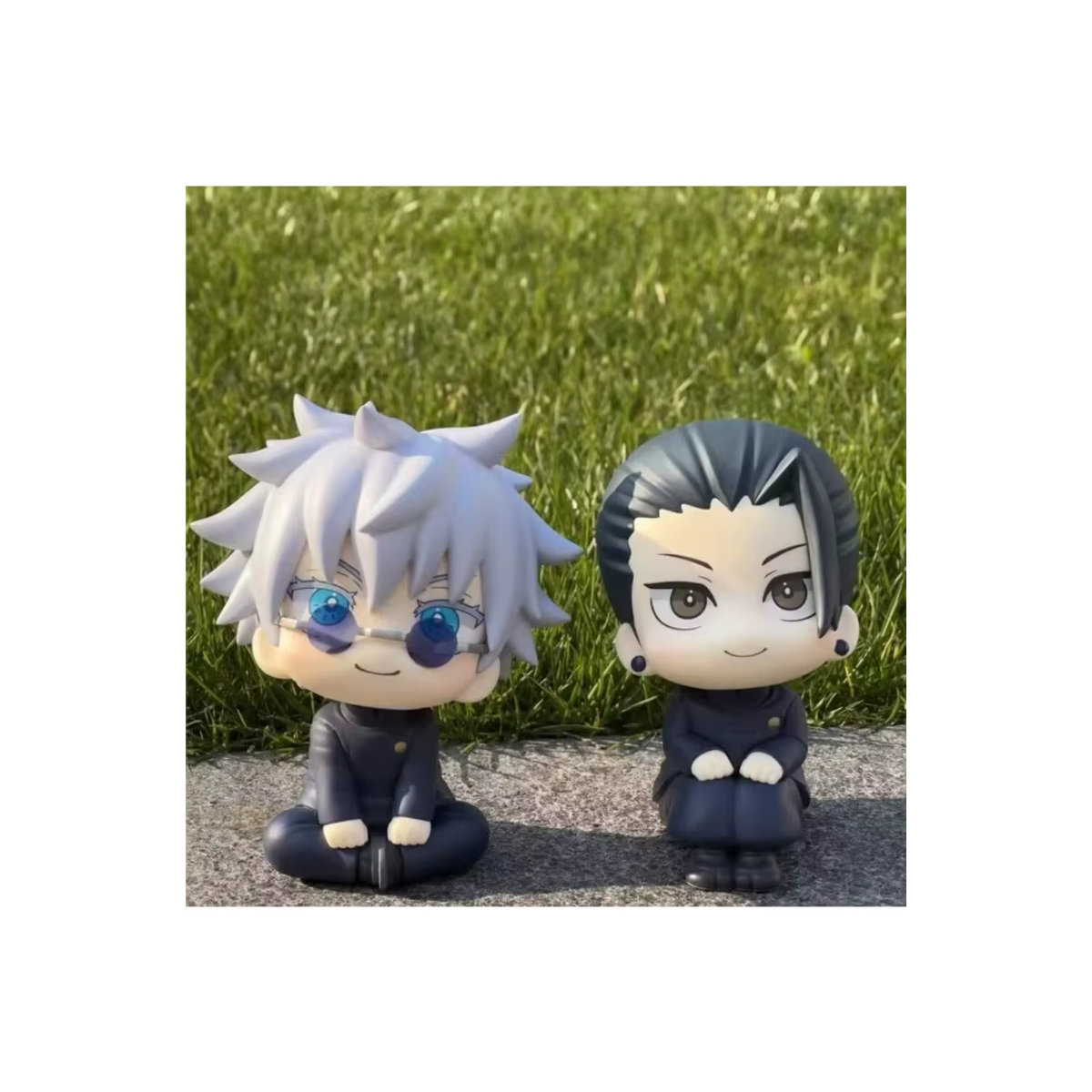 Bandai Jujutsu Kaisen Mini-Figuren Satoru Gojo und Geto Suguru Q-Version Anime-Modelle aus Kunststoff, mehrfarbig, Höhe: 10 cm - Bild 6