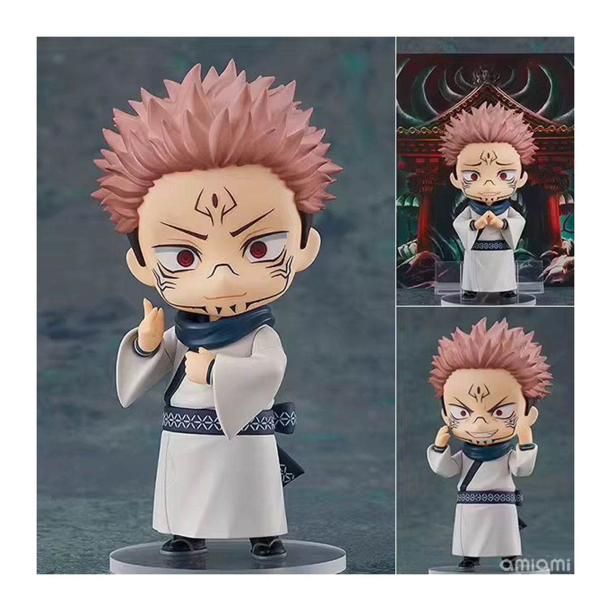 Bandai Jujutsu Kaisen Q-Version Actionfiguren Itadori Yuji, Gojo Satoru, Ryomen Sukuna und Fushiguro Megumi in mehrfarbig als Desktop-Dekoration - Bild 4