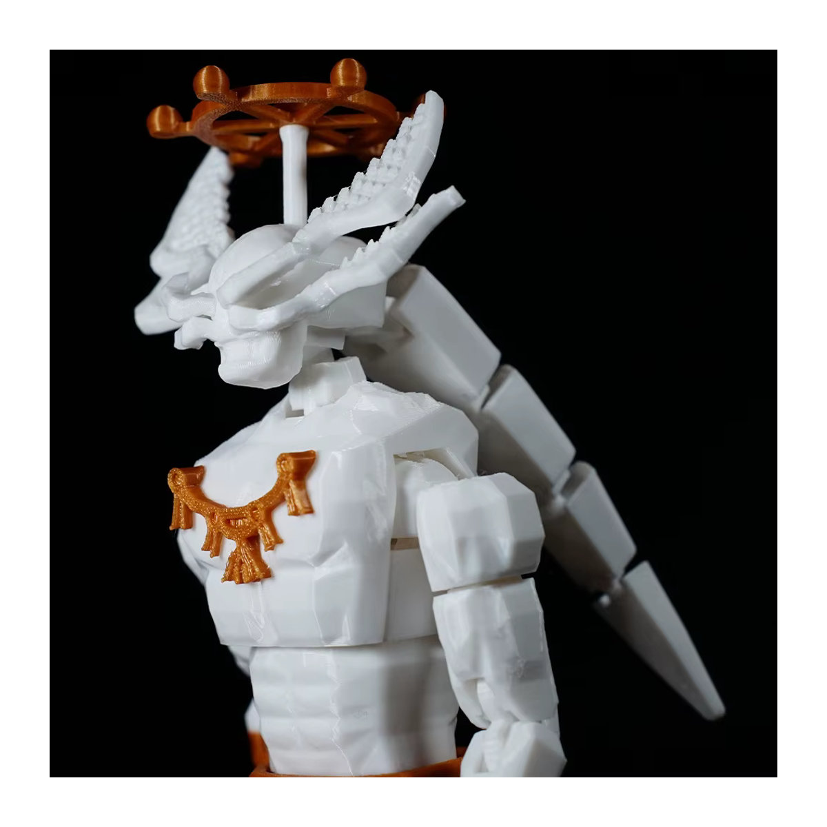 Bandai Jujutsu Kaisen Ryomen Mahoraga Actionfigur aus Kunststoff in Weiß - Bild 3