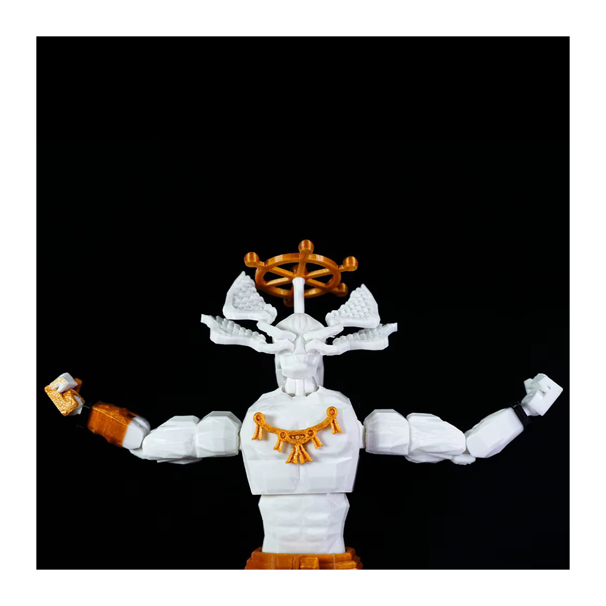 Bandai Jujutsu Kaisen Ryomen Mahoraga Actionfigur aus Kunststoff in Weiß - Bild 4