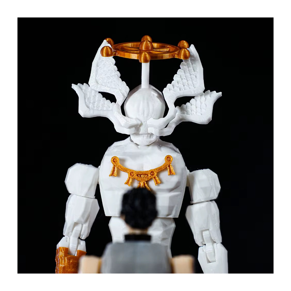 Bandai Jujutsu Kaisen Ryomen Mahoraga Actionfigur aus Kunststoff in Weiß - Bild 5