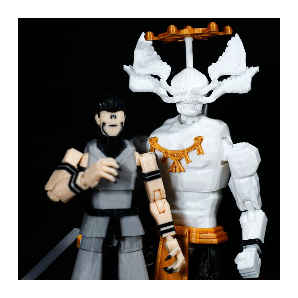 Bandai Jujutsu Kaisen Ryomen Mahoraga Actionfigur aus Kunststoff in Weiß - Bild 6