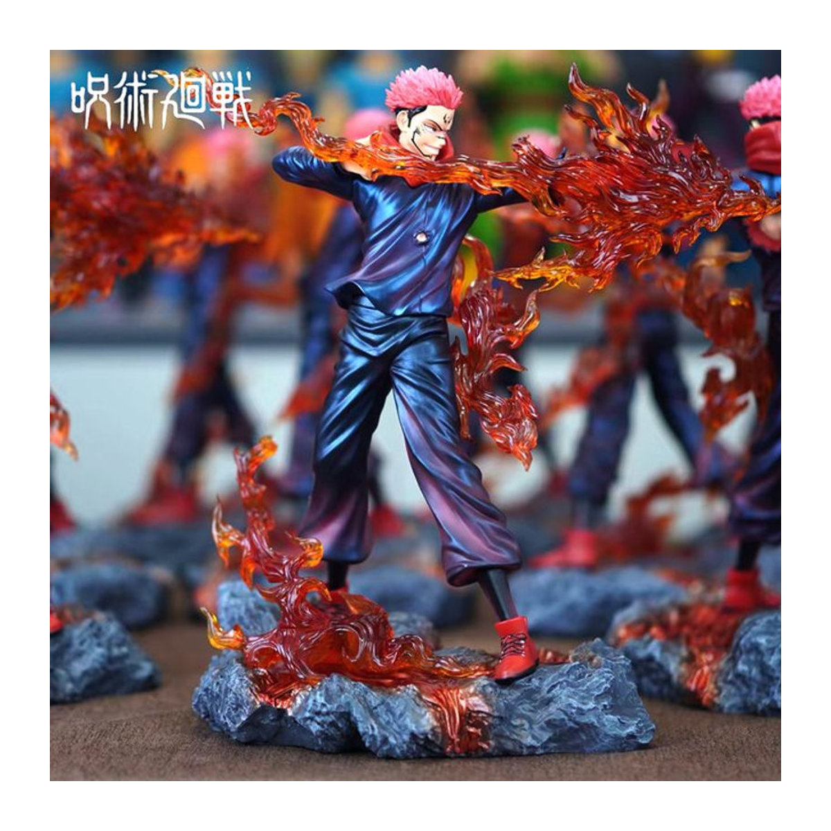 Bandai Jujutsu Kaisen Ryomen Sukuna Anime Figur aus Kunststoff, mehrfarbig, Höhe: 30 cm - Bild 1