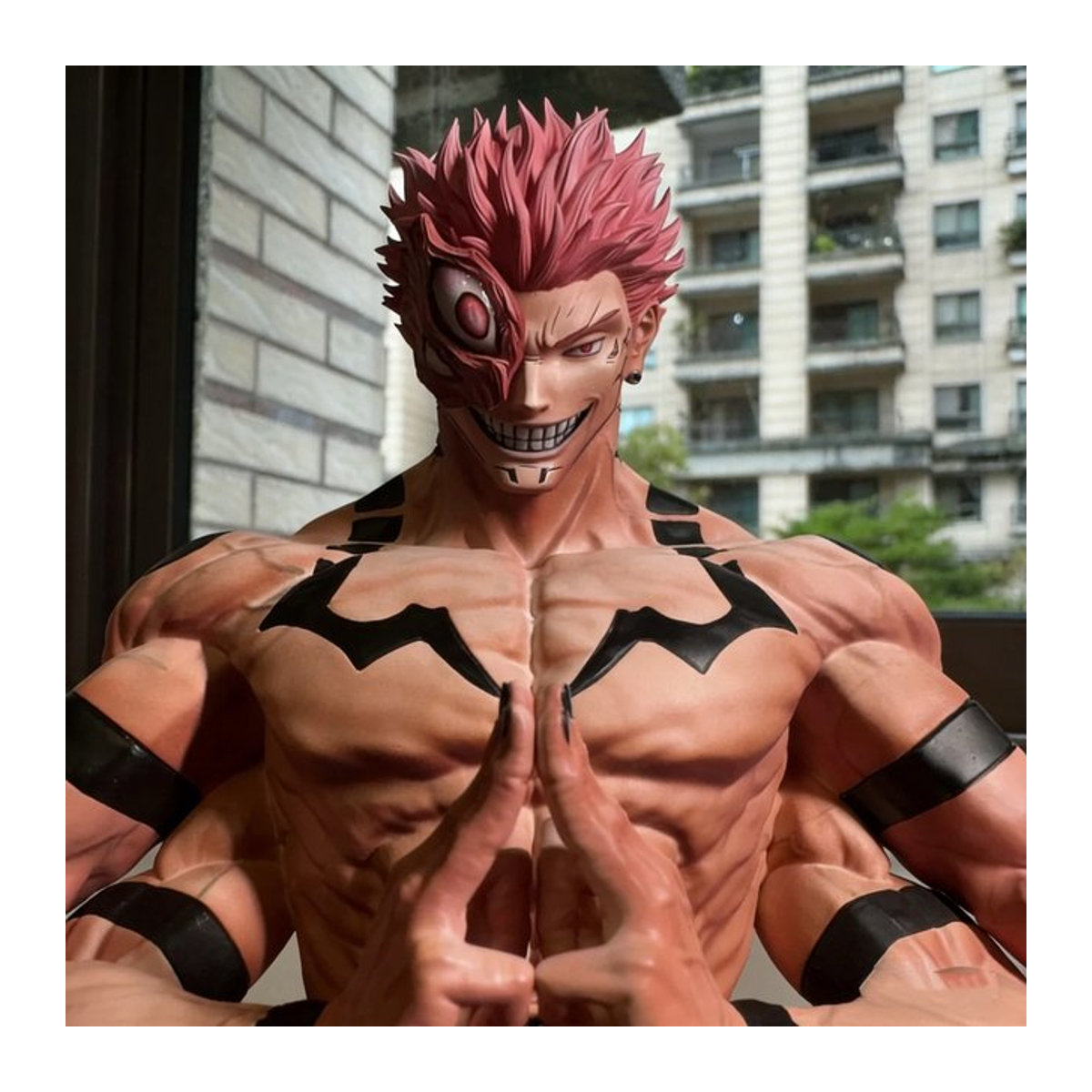 Bandai Jujutsu Kaisen Ryomen Sukuna Anime Figur aus PVC, mehrfarbig, Höhe: 30 cm - Bild 1