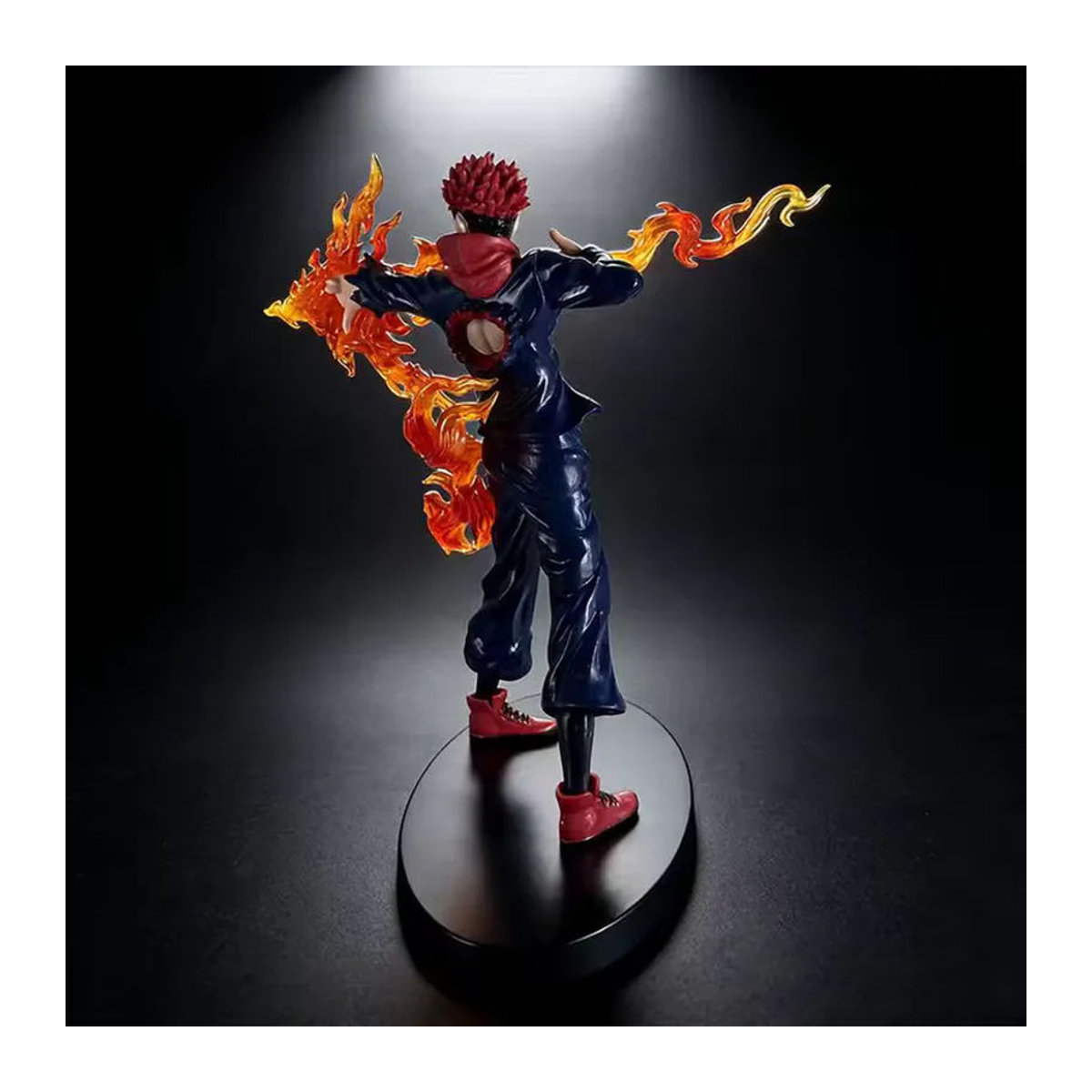 Bandai Jujutsu Kaisen Ryomen Sukuna Anime-Figur mit Feuereffekt, mehrfarbige Sammlerstatue, Höhe: 20 cm - Bild 5