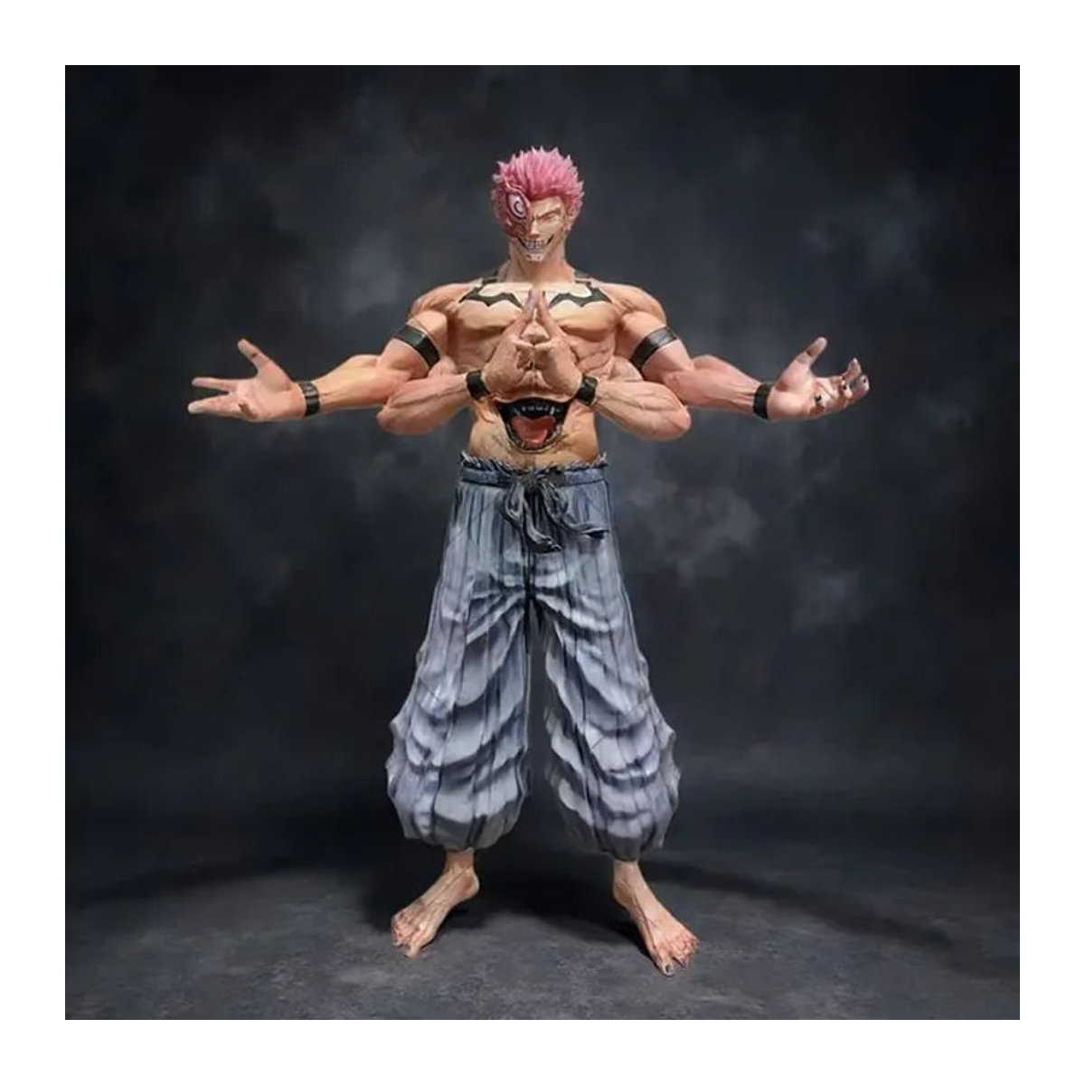 Bandai Jujutsu Kaisen Ryomen Sukuna Anime-Figur Modellstatue, mehrfarbig, Höhe: 30 cm - Bild 1