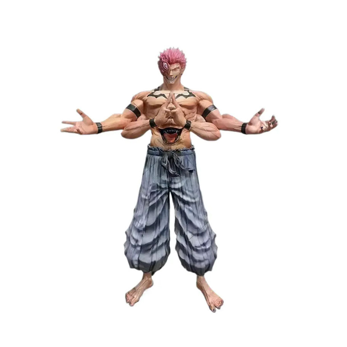 Bandai Jujutsu Kaisen Ryomen Sukuna Anime-Figur Modellstatue, mehrfarbig, Höhe: 30 cm - Bild 5