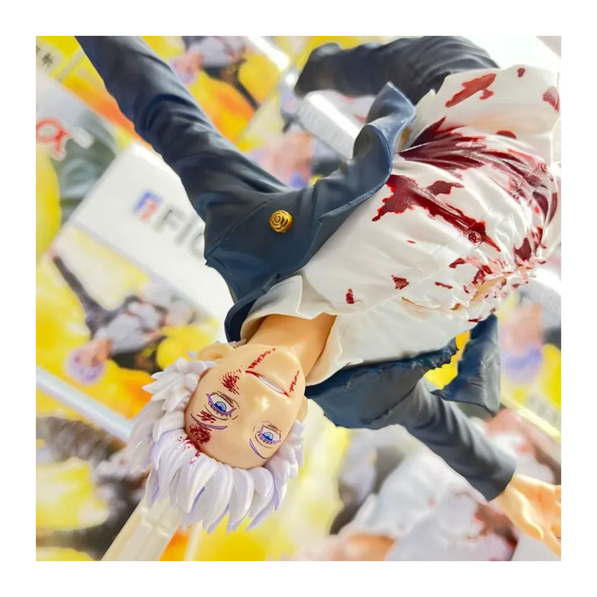Bandai Jujutsu Kaisen Satoru Gojo Actionfigur aus PVC, mehrfarbig, Höhe: 17-19 cm - Bild 3