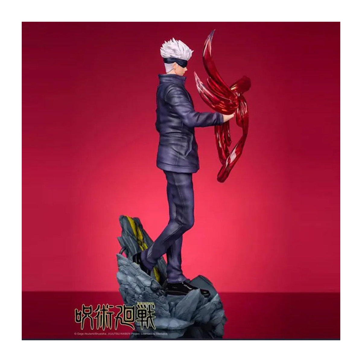 Bandai Jujutsu Kaisen Satoru Gojo Zero Reverse Technique Anime-Figur aus Kunststoff, Schwarz, Höhe: 28,5 cm - Bild 1