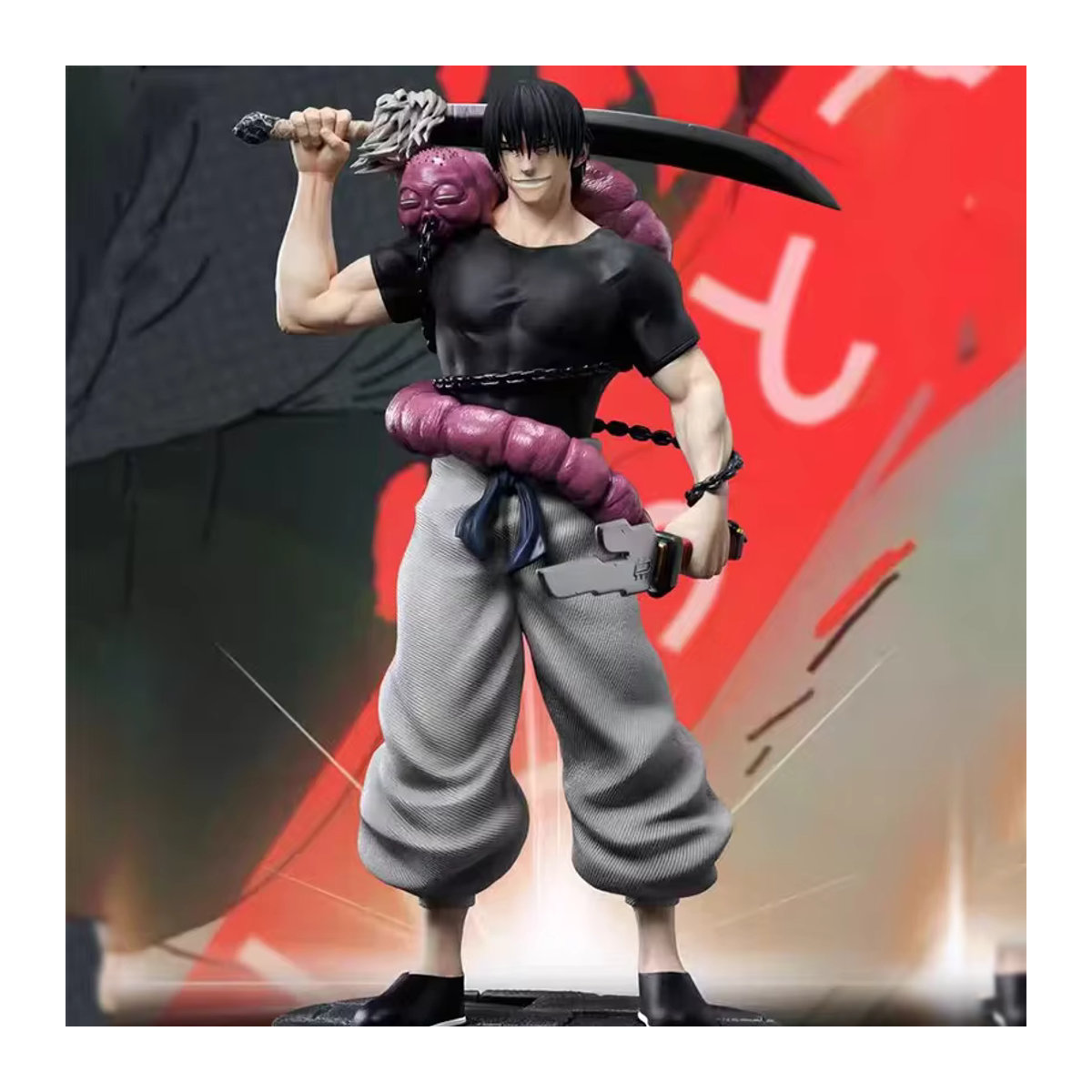 Bandai Jujutsu Kaisen Toji Fushiguro Actionfigur aus Kunststoff, mehrfarbig, Höhe: 21 cm - Bild 2