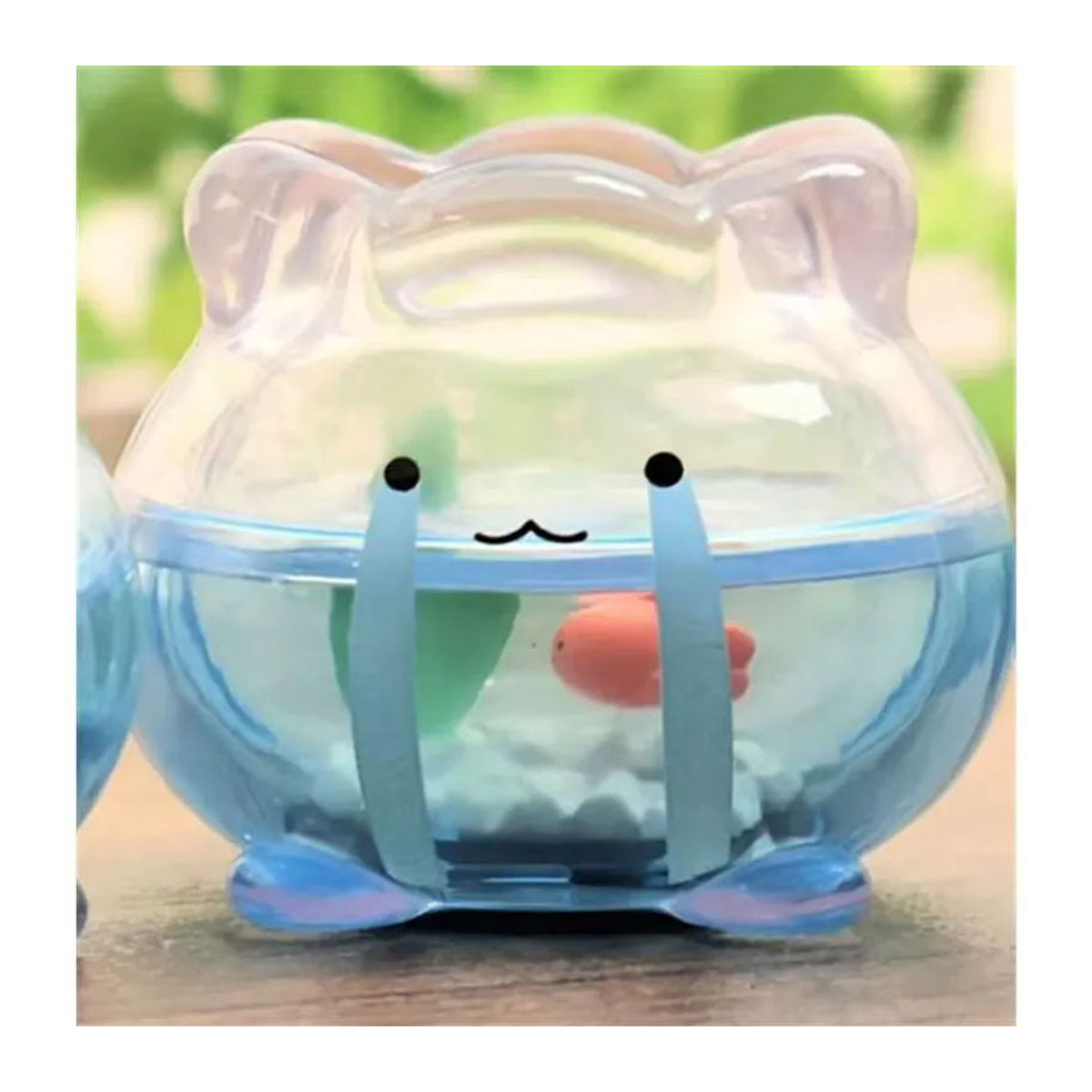 Bandai Jun Expression Blind Box Kawaii Mini-Figur Transparentes Mini-Goldfisch-Aquarium aus Kunststoff zur Desktop-Dekoration - Bild 4