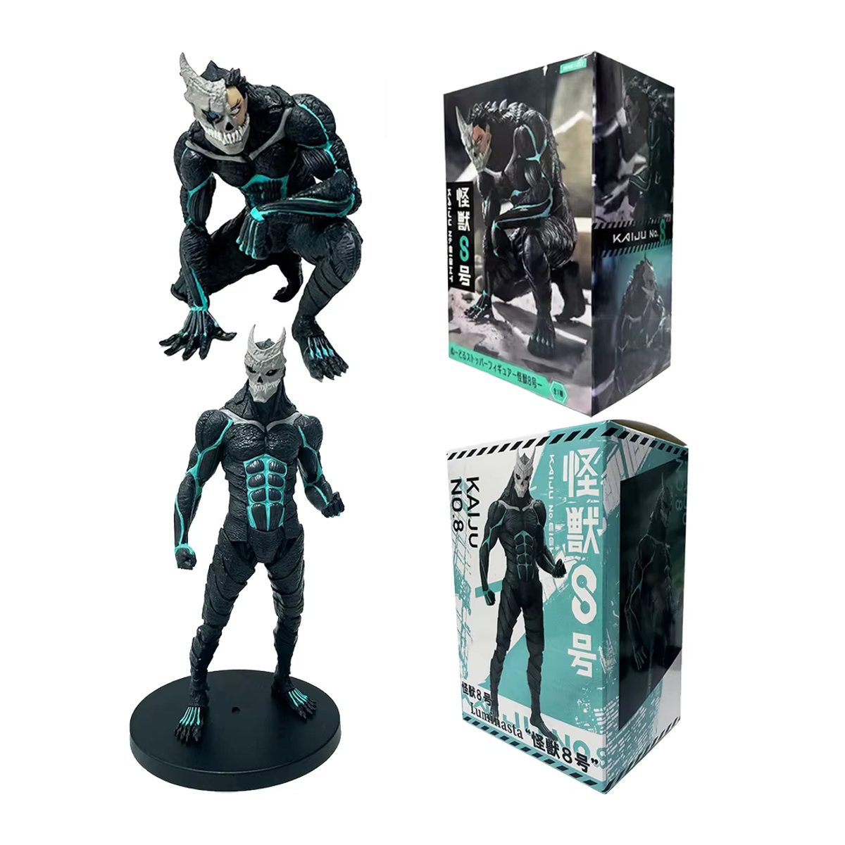 Bandai Kaiju Nr. 8 Actionfigur Kafka Hibino und Mina Ashiro PVC Modell Spielzeug für Kinder in Mehrfarbig - Bild 3