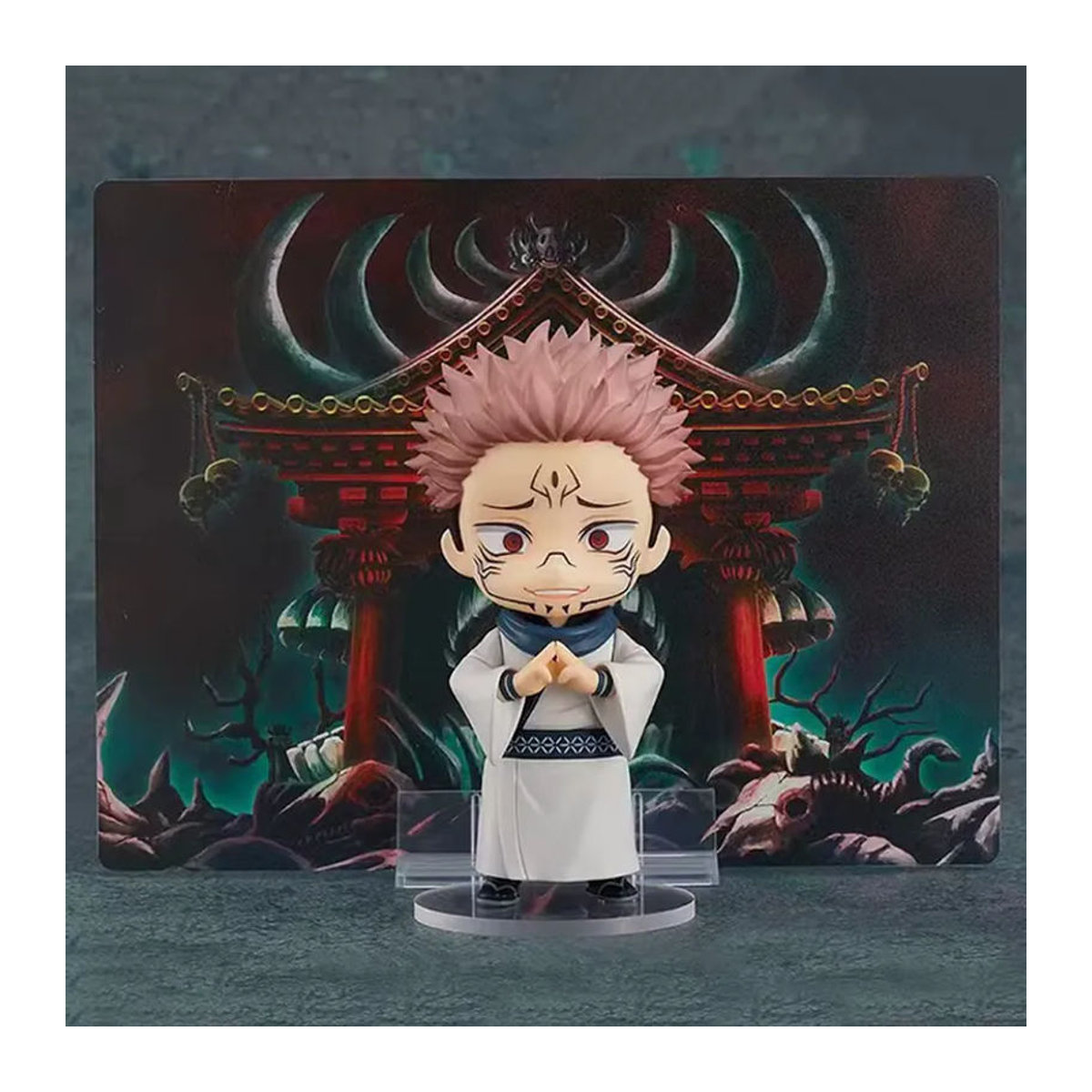 Bandai Kaisen Ryomen Sukuna # 1834 Actionfigur mit austauschbaren Gesichtern in Weiß für Anime-Sammler - Bild 2