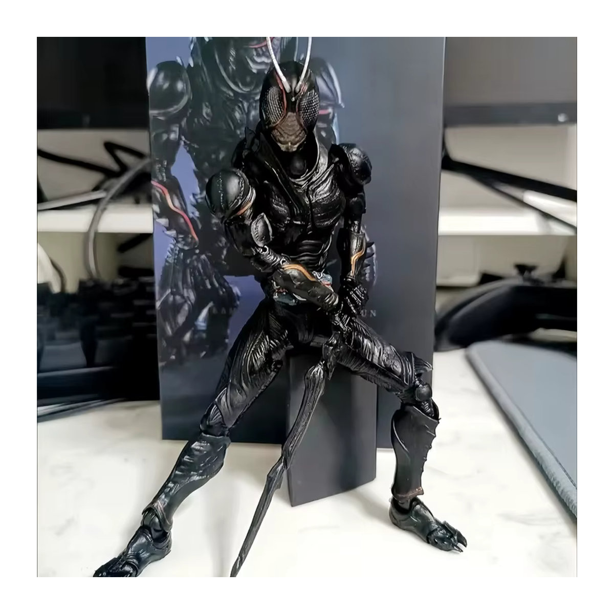 Bandai Kamen Rider Black Sun Anime Figur aus Kunststoff, Schwarz, Höhe: 15 cm - Bild 2