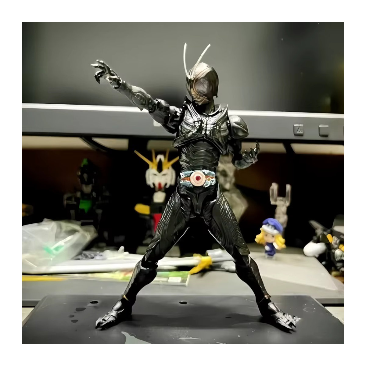 Bandai Kamen Rider Black Sun Anime Figur aus Kunststoff, Schwarz, Höhe: 15 cm - Bild 4