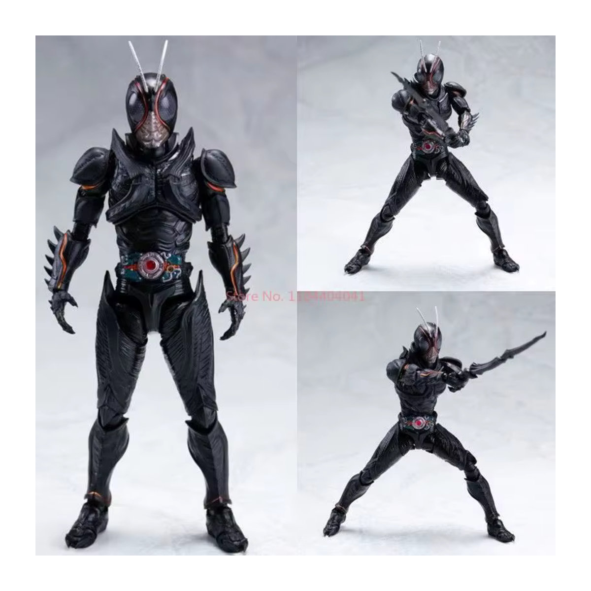 Bandai Kamen Rider Black Sun Anime Figur aus Kunststoff, Schwarz, Höhe: 15 cm - Bild 6