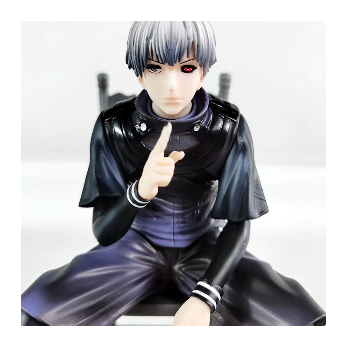 Bandai Kaneki Ken Anime Figur aus PVC in Schwarz als Sammlerstatue für Fans von Tokyo Ghoul - Bild 3
