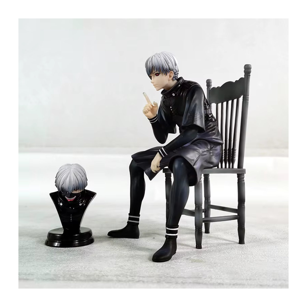 Bandai Kaneki Ken Anime Figur aus PVC in Schwarz als Sammlerstatue für Fans von Tokyo Ghoul - Bild 6