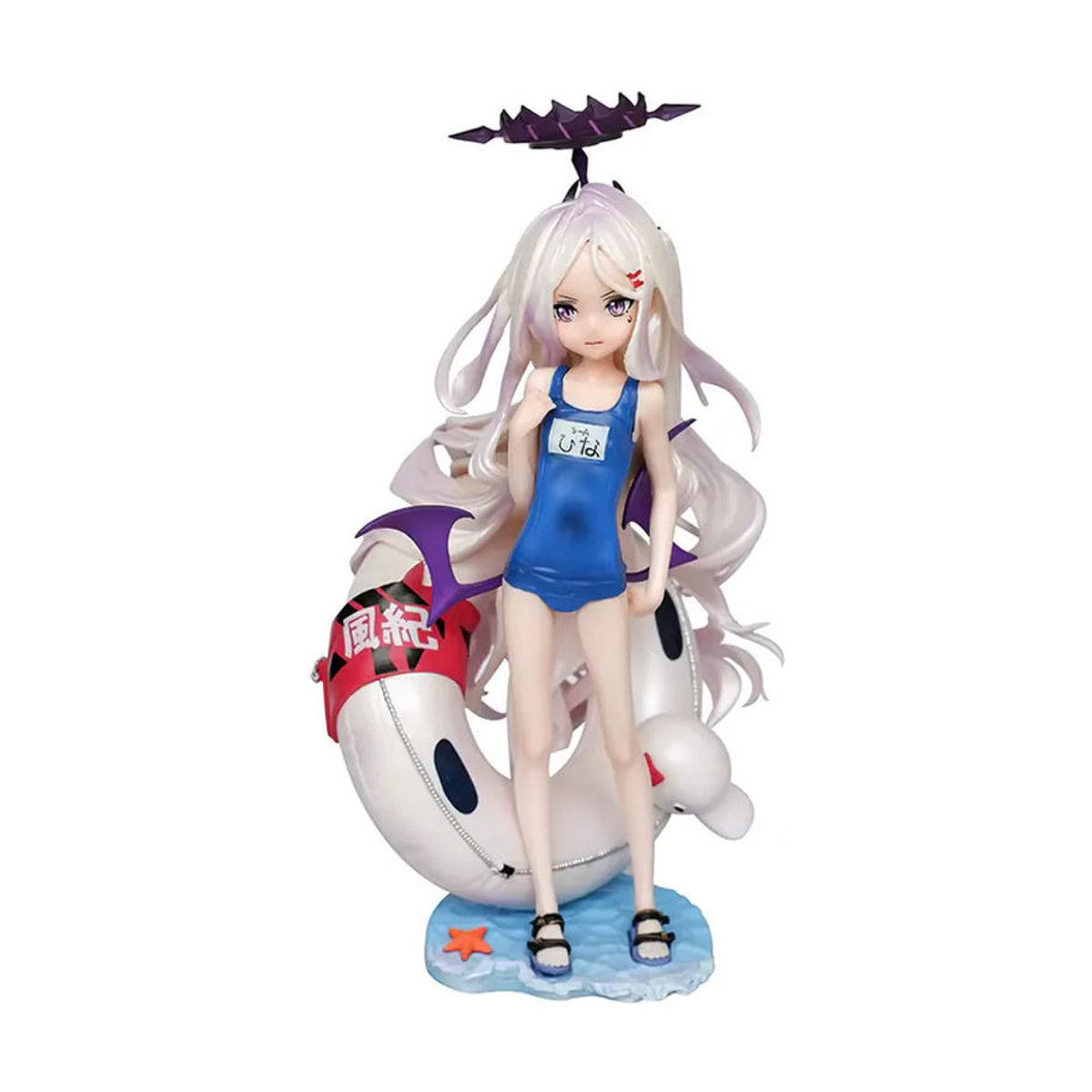 Bandai Kawaii Anime-Mädchenfigur im Badeanzug-Stil aus Kunststoff, mehrfarbige Sammlerfigur als Desktop-Dekoration - Bild 3