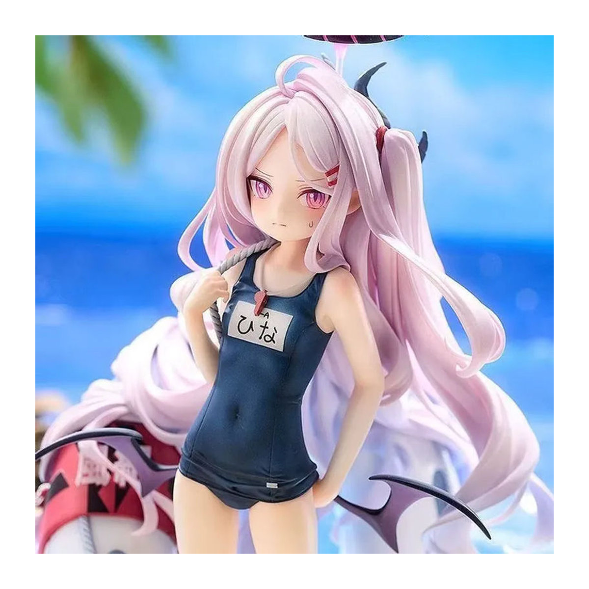 Bandai Kawaii Anime-Mädchenfigur im Badeanzug-Stil aus Kunststoff, mehrfarbige Sammlerfigur als Desktop-Dekoration - Bild 4
