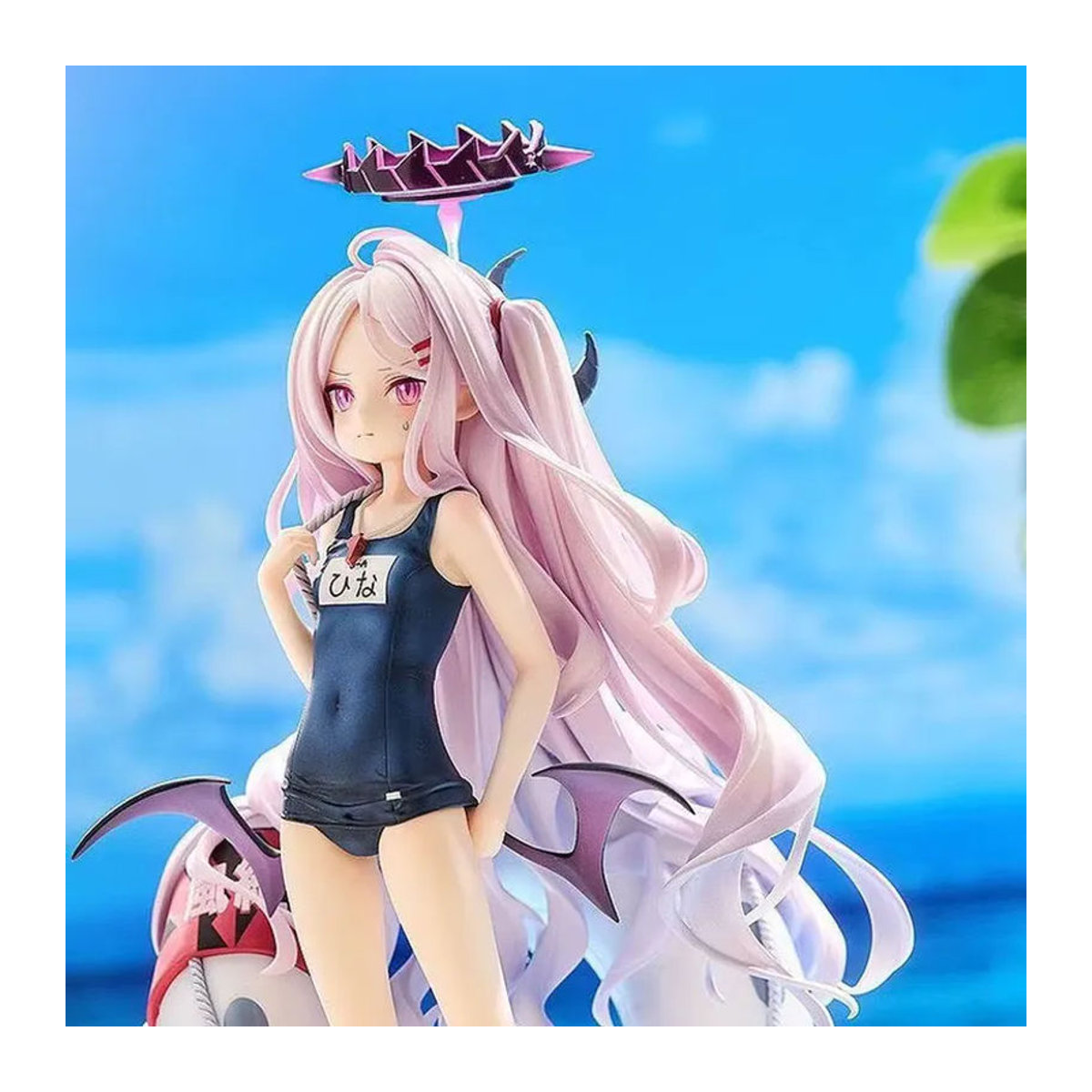 Bandai Kawaii Anime-Mädchenfigur im Badeanzug-Stil aus Kunststoff, mehrfarbige Sammlerfigur als Desktop-Dekoration - Bild 5