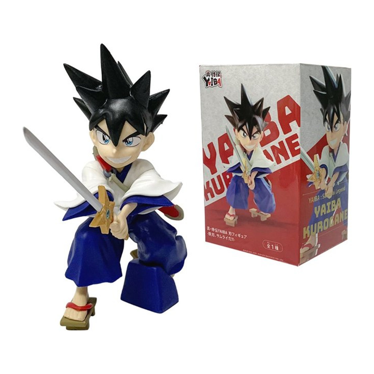 Bandai Kenyuu Densetsu Yaiba Anime Figur Krieger Action Figure aus Kunststoff, mehrfarbig, Höhe: 17 cm - Bild 1