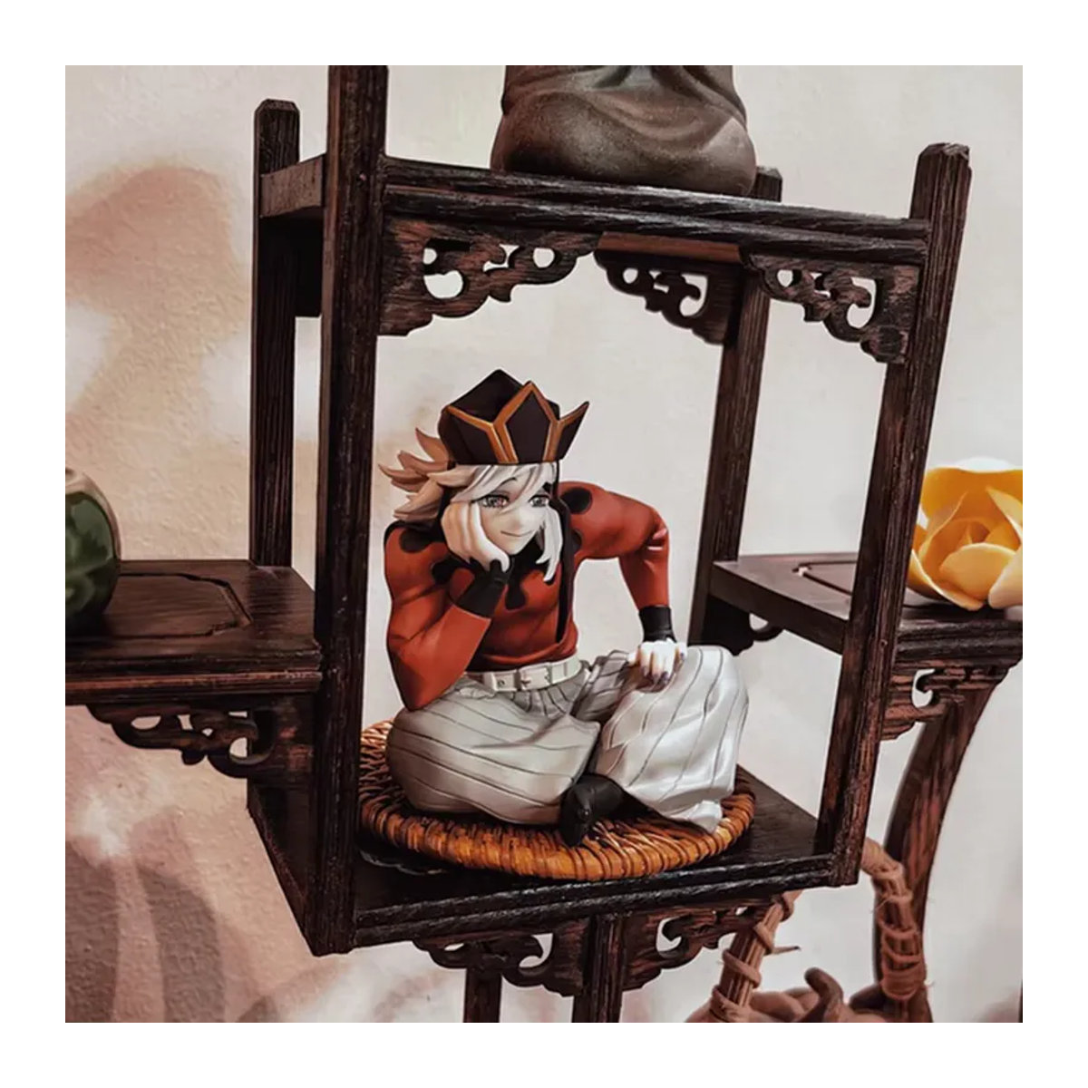 Bandai Kimetsu no Yaiba Anime-Figur Douma Upper Two Noodle Stopper Actionfigur, mehrfarbig, Höhe: 8,5 cm - Bild 3