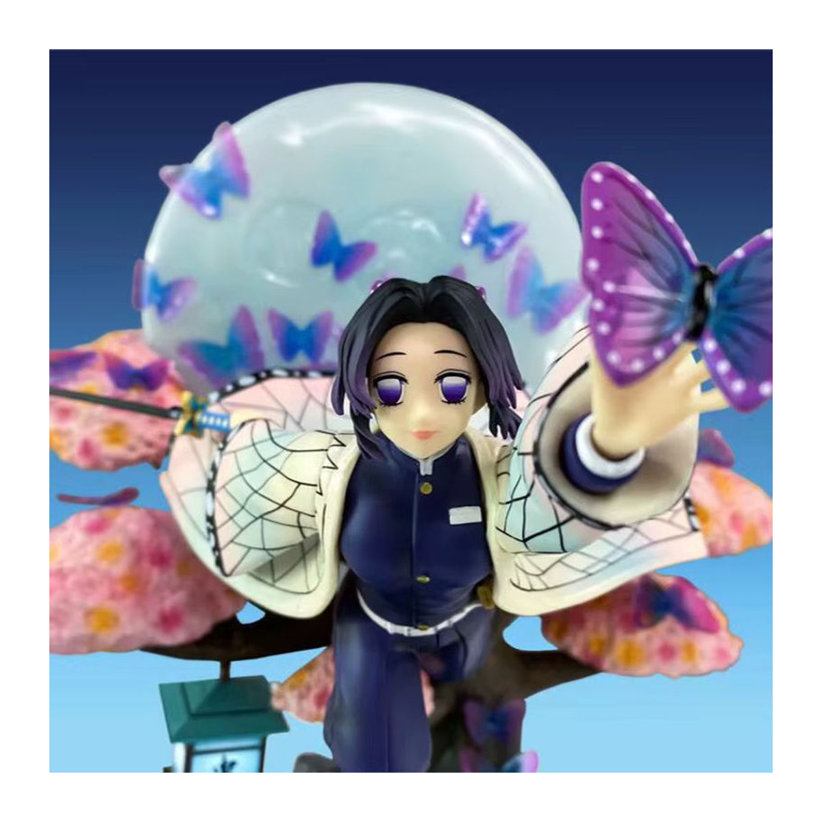 Bandai Kimetsu No Yaiba Anime Figur Kochou Shinobu Sammlermodell, mehrfarbig, Höhe: 31 cm - Bild 4
