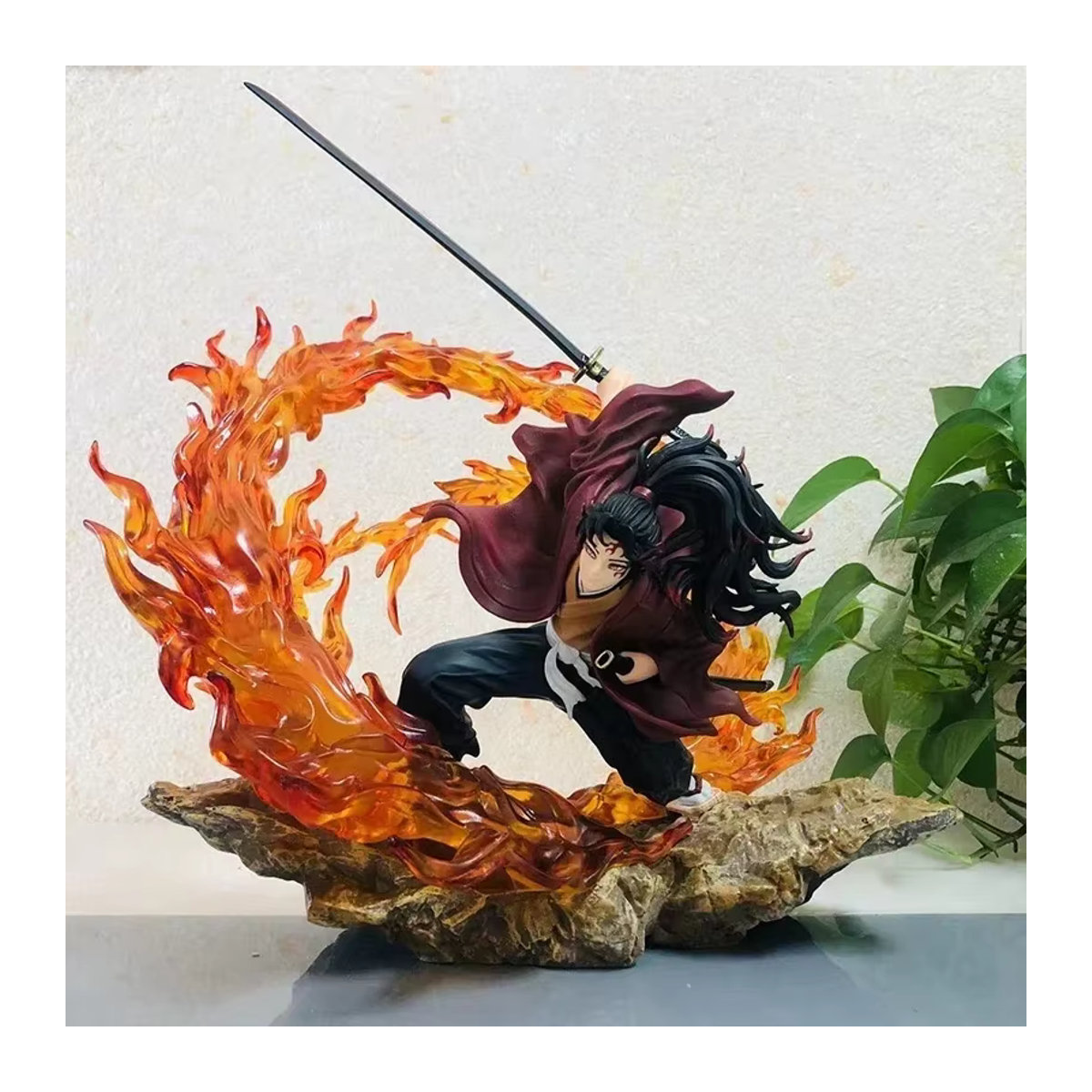 Bandai Kimetsu no Yaiba Anime Figur Kokushibo und Yoriichi mit LED-Licht, mehrfarbig, aus Kunststoff - Bild 3