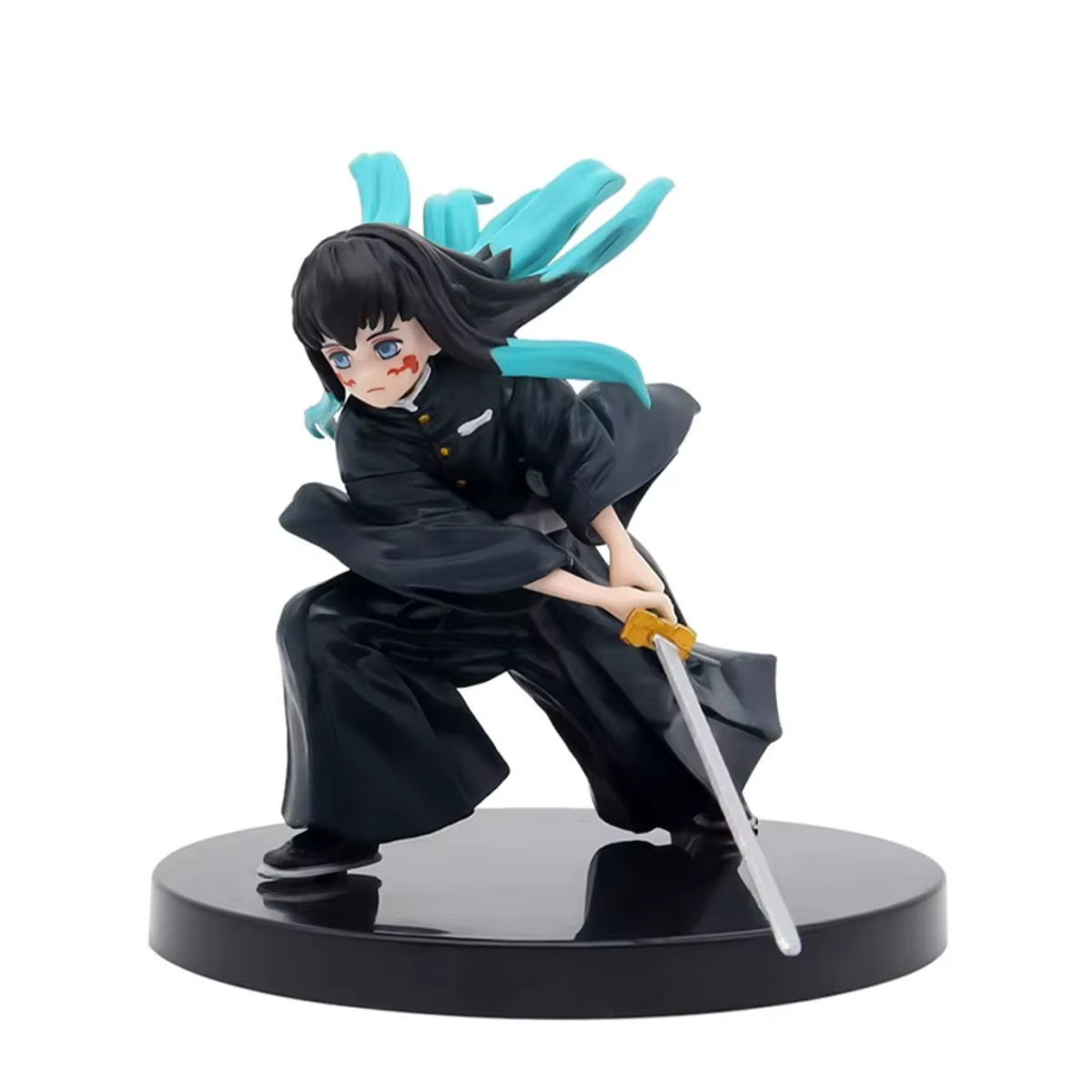Bandai Kimetsu no Yaiba Anime Figuren Set aus Kunststoff in Schwarz - Bild 1