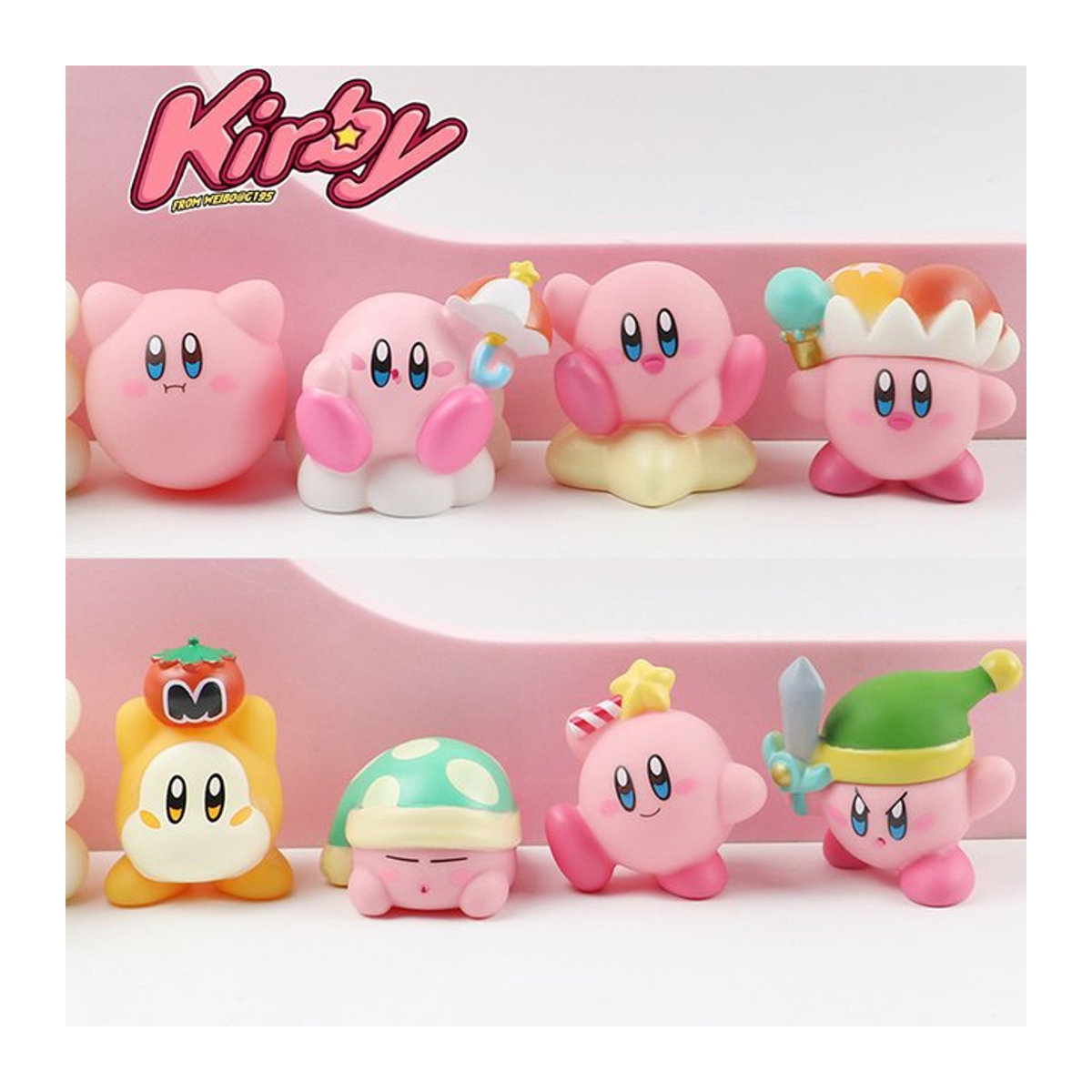 Bandai Kirby Engel Mini-Figur aus Kunststoff in Rosa - Bild 1