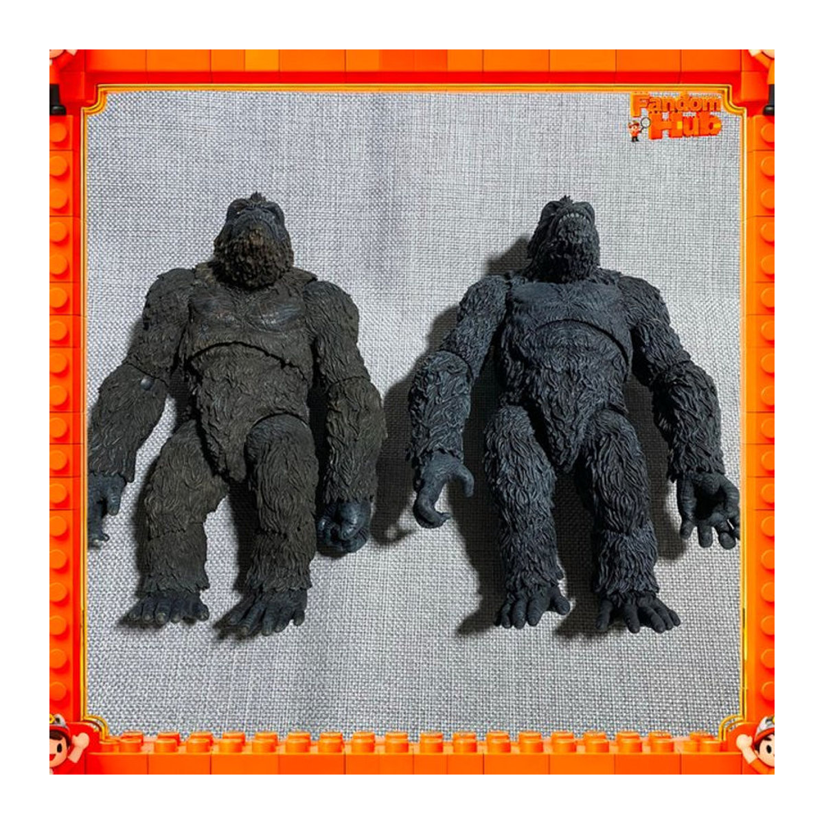Bandai Kong Actionfigur Gorilla Modellspielzeug aus Kunststoff in Schwarz als Sammlerornament und Dekoration - Bild 1