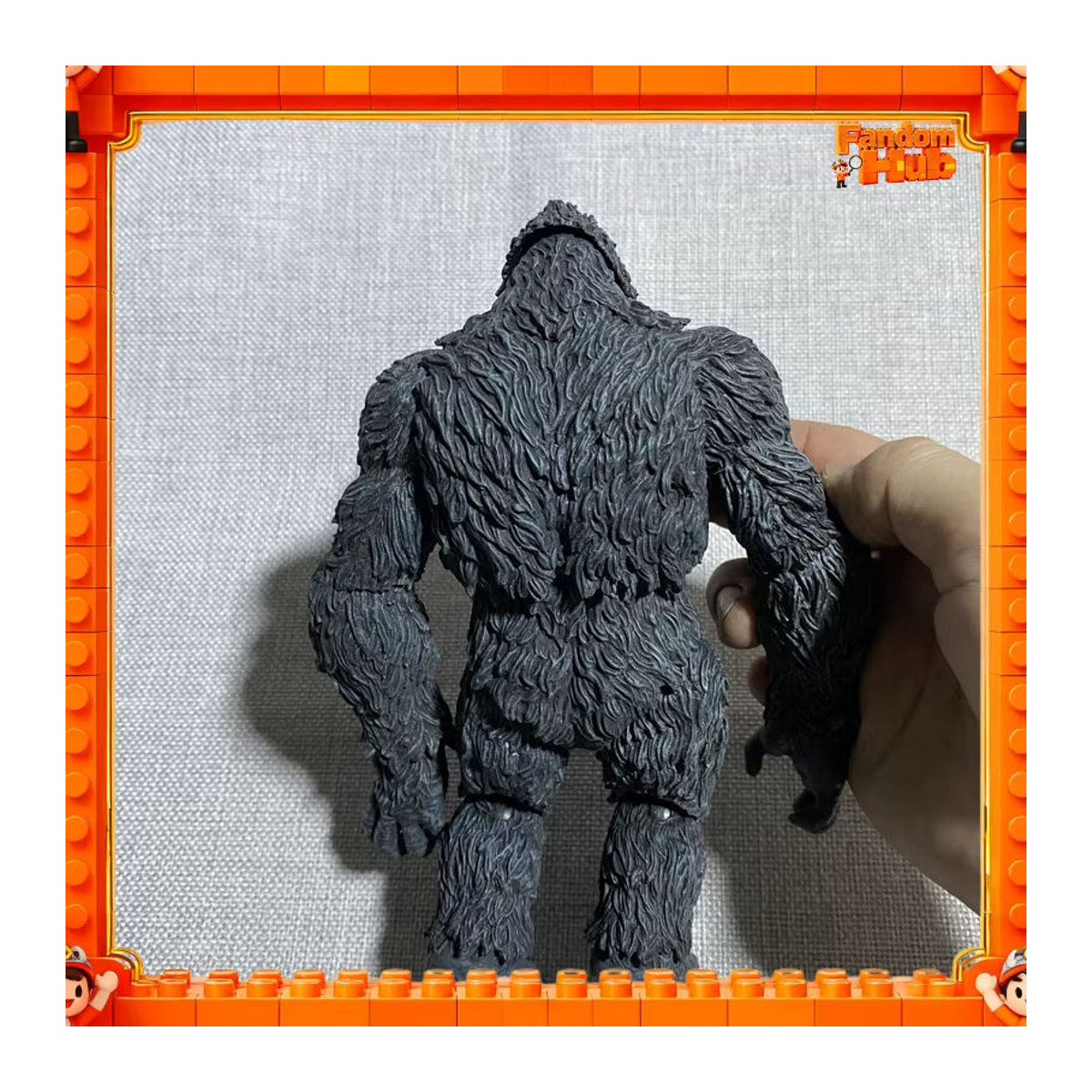 Bandai Kong Actionfigur Gorilla Modellspielzeug aus Kunststoff in Schwarz als Sammlerornament und Dekoration - Bild 3