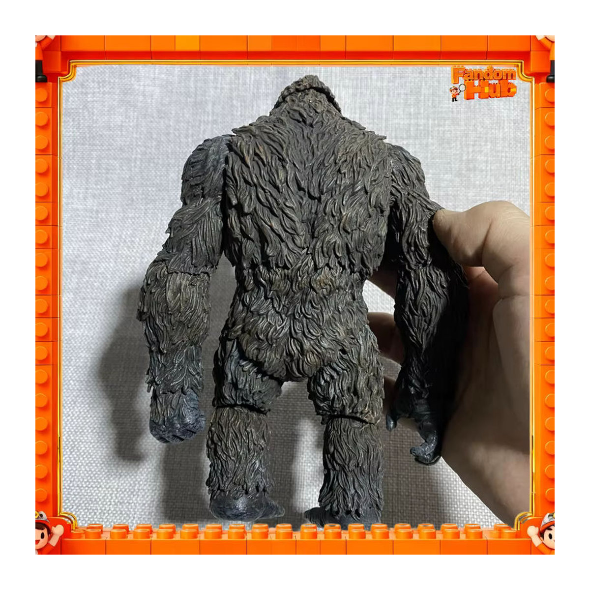 Bandai Kong Actionfigur Gorilla Modellspielzeug aus Kunststoff in Schwarz als Sammlerornament und Dekoration - Bild 5
