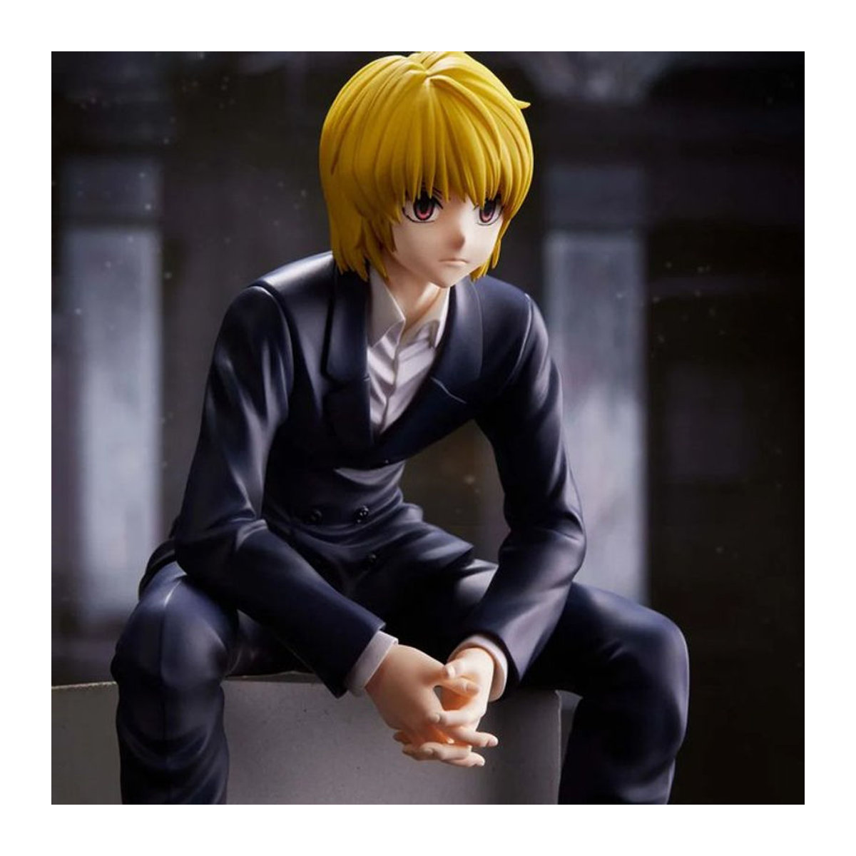 Bandai Kurapika Anime Figur aus HUNTER x HUNTER in Schwarz, 14 cm Höhe, PVC Modell für Sammler und Dekoration - Bild 1